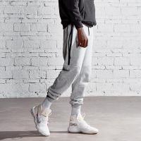 珂卡慕(KEKAMU)运动裤男小脚收口秋季棉质灰色篮球卫裤健身束脚长裤哈伦裤休闲裤