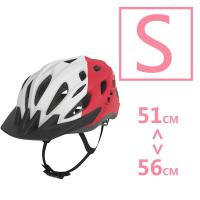 珂卡慕(KEKAMU)儿童头盔自行车骑行装备平衡车护具单车防护套装安全头帽KC 红黑拼接S 均码