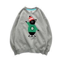 珂卡慕(KEKAMU)国潮情侣装卫衣韩版宽松学生百搭原港风2020新款女ins潮cec超火加绒酷企鹅情侣bf