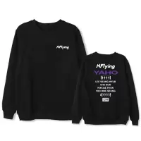 珂卡慕(KEKAMU)NFlying专辑夜好演唱会同款圆领卫衣周边潮流生日加绒薄卫衣男女
