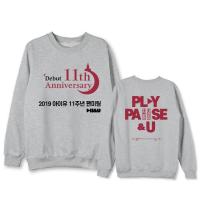 珂卡慕(KEKAMU)IU李智恩出道11周年见面会周边应援衣服圆领卫衣加绒薄男女春秋