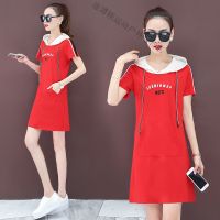 珂卡慕(KEKAMU)设计师轻奢品质品牌女装 潮牌夏装 夏季品牌短袖女显瘦运动风休闲连衣裙网球裙羽毛球裙子中长款