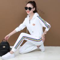 珂卡慕(KEKAMU)设计师品牌女装 潮牌女装春装连帽运动套装女春秋2020年新款时尚宽松休闲服卫衣两件套长袖早春