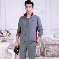珂卡慕(KEKAMU)设计师品牌女装 潮牌女装春装2020新款情侣运动服套装男女中老年大码爸爸妈妈春装