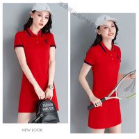 珂卡慕(KEKAMU)设计师轻奢品质品牌女装 潮牌夏装 衬衫连衣裙女夏2020新款小香风遮胯裙子polo领运动显高显瘦