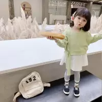 珂卡慕(KEKAMU)女童套装2020年新款儿童春韩版女宝宝2岁洋气套装儿童卫衣3岁女童秋装