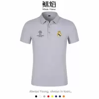 珂卡慕(KEKAMU)皇马皇家马德里翻领POLO衫T恤欧冠球迷运动休闲短袖