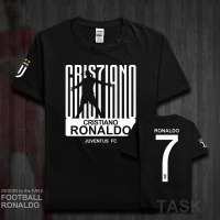 珂卡慕(KEKAMU)尤文图斯C罗纳尔多意甲棉短袖T恤男足球运动CR7半袖衫