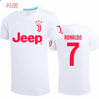 珂卡慕(KEKAMU)尤文图斯C罗迪巴拉曼朱基奇布冯短袖运动休闲T恤男棉足球迷半袖