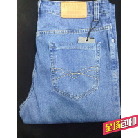 珂卡慕(KEKAMU)防护工地老式牛仔裤男浅色加厚宽松纯棉耐磨牛仔裤全棉工装裤电焊工作服裤维修工车间穿 浅蓝色