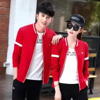 珂卡慕(KEKAMU)秋卫衣三件套休闲套装校服幼儿园幼师服