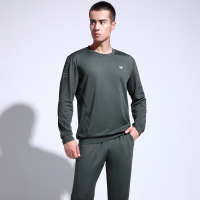 珂卡慕(KEKAMU)秋季长袖圆领男两件套新款情侣休闲运动服卫衣女休闲套装