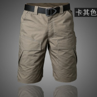 珂卡慕(KEKAMU)户外宽松工装裤多袋裤短裤男夏战术裤烈锋通勤裤短