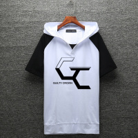 珂卡慕(KEKAMU)罪恶王冠樱满集楪祈短袖连帽卫衣春夏二次元套头外套动漫周边T恤