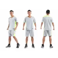 珂卡慕(KEKAMU)2020春夏季球衣套装短袖篮球服女假两件韩版套装球衣女比赛队服个性定制印字有袖球衣