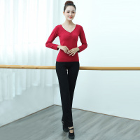 珂卡慕(KEKAMU)支持logo定制新款形体舞蹈名媛礼仪套装女肚皮舞艺考练功表演出服