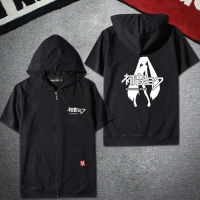 珂卡慕(KEKAMU)初音未来miku二次元周边夏季宽松学生连帽卫衣服短袖T恤男