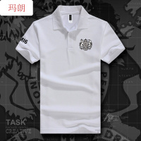 珂卡慕(KEKAMU)英国军情六处MI6翻领polo衫男装棉短袖T恤半袖夏季休闲衣服