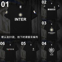 珂卡慕(KEKAMU)国际米兰Inter短袖T恤男国米意甲队服训练服足球半袖