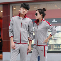 珂卡慕(KEKAMU)新款情侣运动套装两件套男女休闲服跑步锻炼运动套装春薄款男