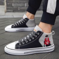 珂卡慕(KEKAMU)夏季透气百搭休闲潮鞋男鞋帆布鞋鞋男士韩版潮流布鞋