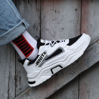 珂卡慕(KEKAMU)鞋子男潮鞋2020男鞋透气运动休闲鞋韩版潮流百搭老爹板鞋