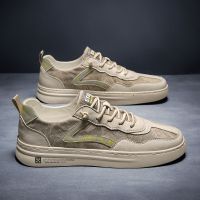 珂卡慕(KEKAMU)男鞋2020新款韩版百搭小白鞋帆布板鞋休闲鞋子男潮鞋透气