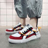 珂卡慕(KEKAMU)男鞋2021新款韩版潮流休闲百搭透气帆布鞋男板鞋子男潮鞋