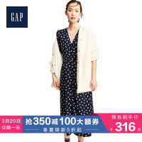 Gap女装时尚简约仿羊羔绒外套秋冬 女士休闲服装保暖大衣