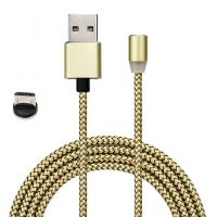 vivo磁吸数据线0pp0手机快充冲电线oppo充电器车载磁力磁性铁vov|土豪金 1线1头（苹果）