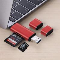 oppor15r17读卡器多功能内存卡otg车载a57a59sr11plus-34|中国红 读卡器3.0+8g内存卡