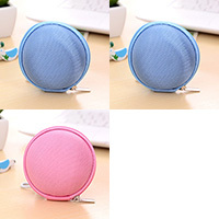 【买二送一】手机耳机包充电器数据线收纳包装苹果零钱耳机盒-94|3个（蓝色2个+送粉色1个）