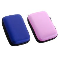 【特价两个装】硬盘包2.5英寸保护盒充电宝数据线耳机线收纳包-26|【硬盘包】宝蓝+粉色
