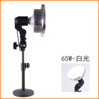 摄影灯甜品拍摄灯柔光暖光灯生日蛋糕三色调光led桌面小型补光灯|圆盘款-65W白光小巧便携