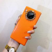 mate30pro素皮手机壳网红女潮新款华为mate30带钻手机套个性创意镜头保护奢华水钻