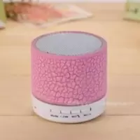 小钢炮户外便携迷你低音炮音响手机音箱插卡炫光彩灯蓝牙|升级版【有按键】红色+音频线 【豪华配置】充电音频线+带歌曲内存卡