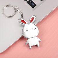 金属u盘32g手机电脑通用优盘64g学生可爱女生u盘128g定制刻字16g|银色米菲兔 64G