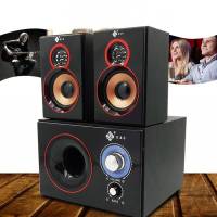 电脑音箱台式电脑多媒体有源音响蓝牙家用小影响低音炮k歌音响|139-3黑色不带蓝牙