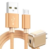 手机通用vivo魅族直充插头2a快安卓加长快充电线充电器头红米op|土豪金【快充线+充电头】套装 3米