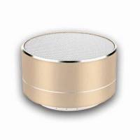 无线蓝牙音箱低音炮便携式蓝牙音响迷你七彩灯插卡户外车载音响|A10土豪金 配送充电线+音频线