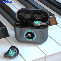 【50】现代T60手机蓝牙耳机大电量双耳真无线隐形入耳式运动跑步小型新概念tws篮牙超长续航待机华为索尼