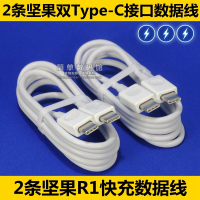 锤子手机坚果PRO3充电器Pro22S原装R1快充CD1|2条数据线【坚果R1专用】简装【双头Type-C接口】