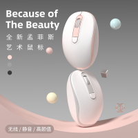 无线鼠标静音女生男可爱适用苹果小米联想华为笔记本电脑无限滑鼠