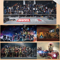 漫威DC钢铁侠系列鼠标垫超大蜘蛛蝙蝠侠超人复联美国队长雷神毒液