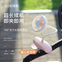 小电风扇迷你USB床上宝宝专用学生吊挂可充电夹子夹式婴儿车推车静音办公室 桌面宿舍床头小型夹扇便携式电扇