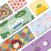 夏季清新山竹草莓可爱超大号码女生粉色电脑办公书桌键盘鼠标垫