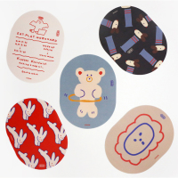 韩国ROMANE可爱鼠标垫防滑舒适桌面装饰桌垫女学生办公便携鼠标垫