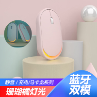 蓝牙无线鼠标女生可爱可充电式静音适用苹果小米联想戴尔hp笔记本