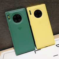 华为mate30pro手机壳mate30纯色皮质保护套5g创意墨绿全包边p30pro日韩网红软壳防摔p30简约时尚新款外