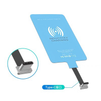 新升级手机无线充电贴片车载接收器苹果华为type-c小米vivo安卓oppo万能通用背贴|【升级芯片】Type-C无线贴